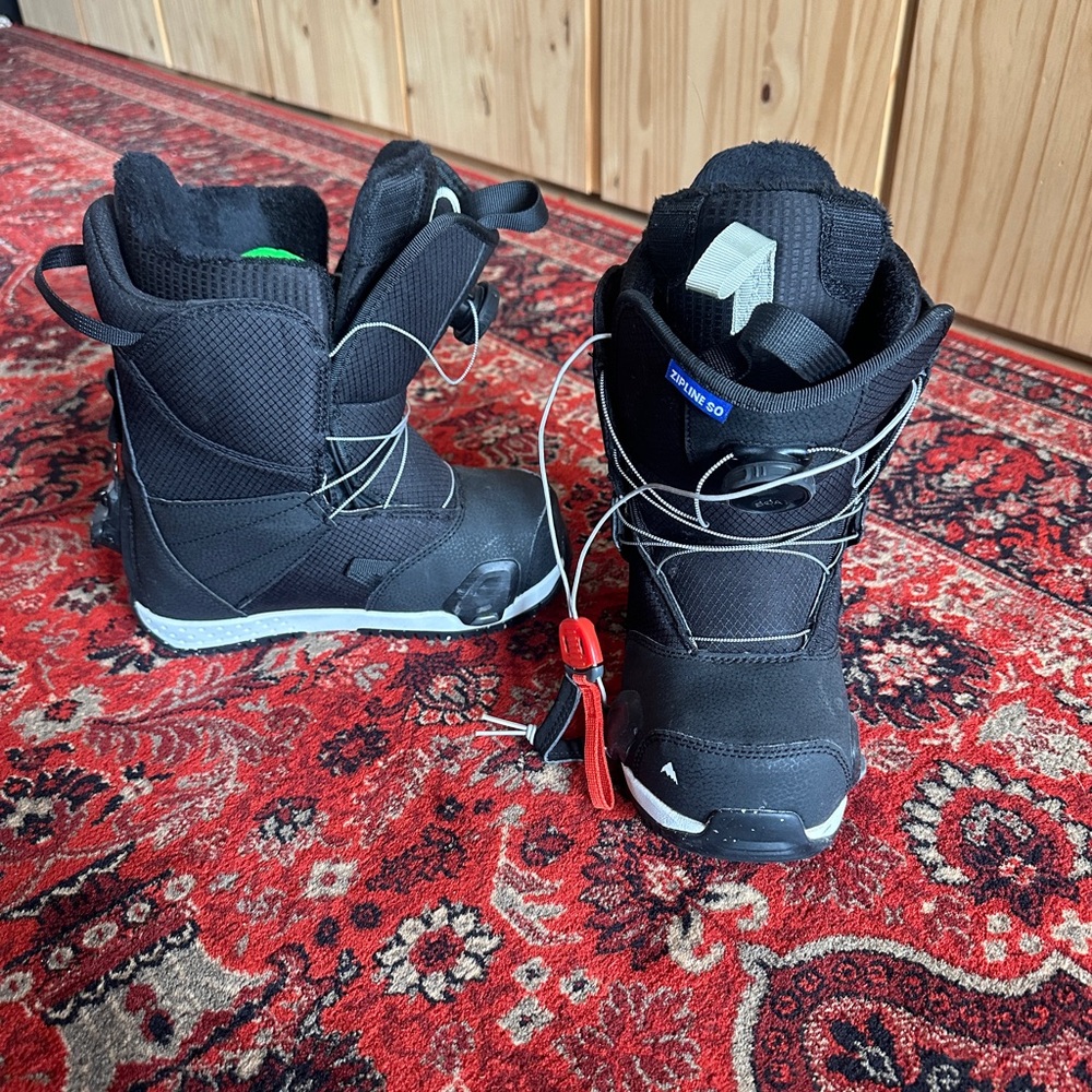 Snowboard Boots Burton Kids Zipline Step On Binding Size US 3K - EU 34 boy girl